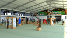 modular structures- diy-exposition wall-modular wall-wall-dynamic-natural-cork-corkbrick