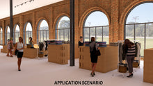 L-shaped Stand-furniture-flexibility-dynamic-modular structures- diy-natural-cork-corkbrick