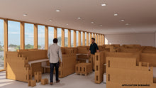 cowork hub - modular office-flexibility-dynamic-modular structures- diy-natural-cork-corkbrick