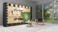 MAFRA- library/console/seating+low table/dividors