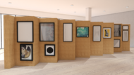 modular structures- diy-exposition wall-modular wall-wall-dynamic-natural-cork-corkbrick