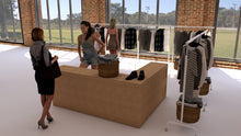 L-shaped Stand-furniture-flexibility-dynamic-modular structures- diy-natural-cork-corkbrick