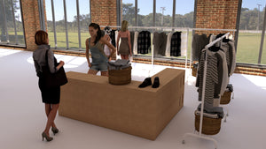 L-shaped Stand-furniture-flexibility-dynamic-modular structures- diy-natural-cork-corkbrick