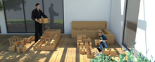 sofa set-modular sofa-furniture-flexibility-dynamic-modular structures- diy-natural-cork-corkbrick